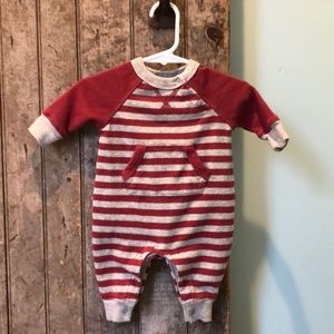 2 Baby Gap items: romper & collared bodysuit